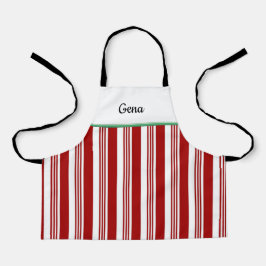 Candy Cane Personalisiert Holiday Schürze