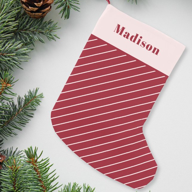 Candy Cane Personalisiert Kleiner Weihnachtsstrumpf (Von Creator hochgeladen)