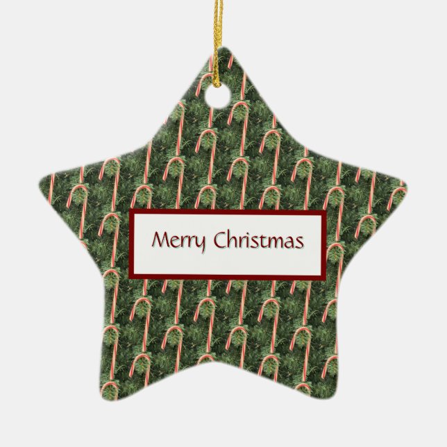 Candy Cane Photo Ornament  (Vorne)