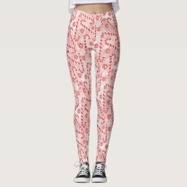 Candy Cane pink Weihnachten  Leggings