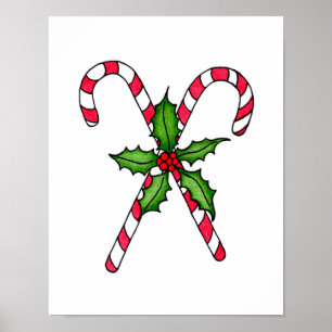 Candy Cane Poster