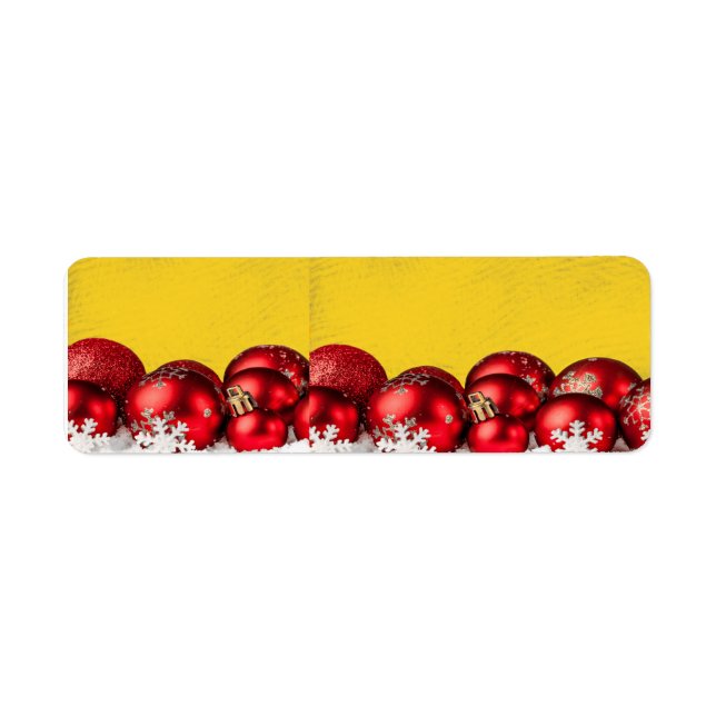Candy Cane Red Christmas balls (Vorne)