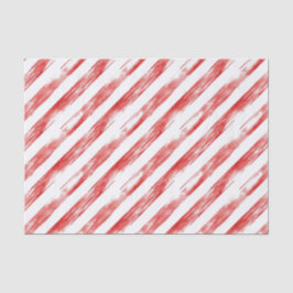 Candy Cane Red Stripes Weihnachten Seidenpapier