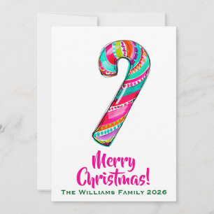 Candy Cane Rosa Weihnachten Boho