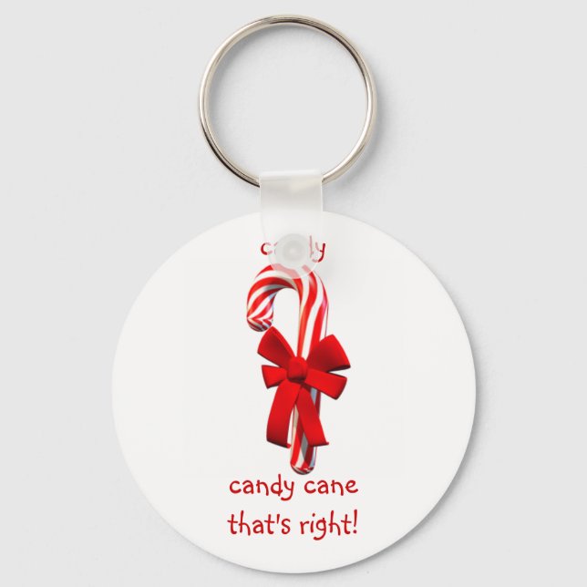 Candy Cane Schlüsselanhänger (Vorderseite)