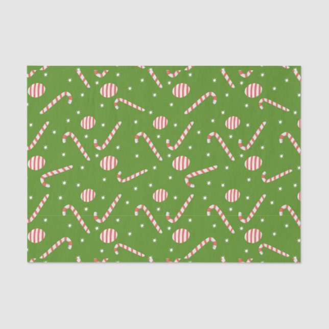 Candy Cane Seidenpapier (Vorderseite)