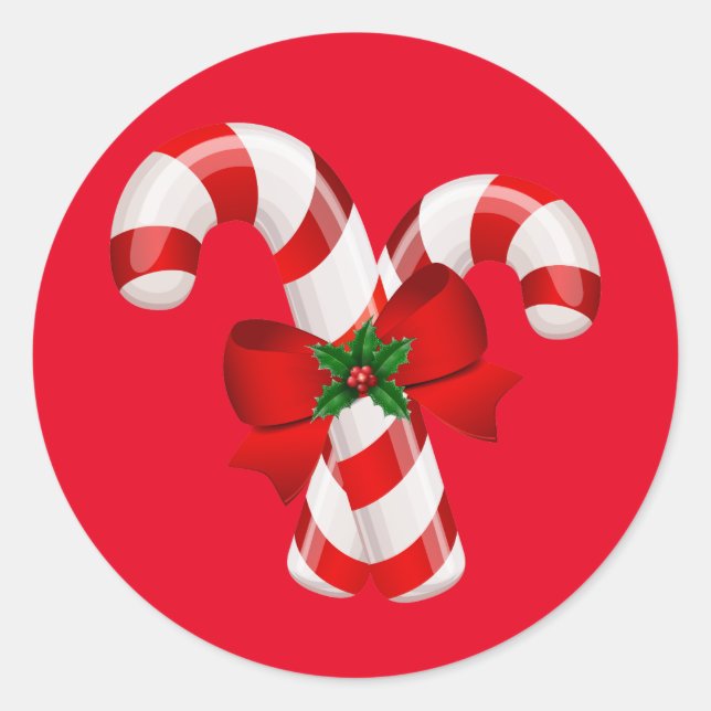Candy Cane Stickers (Vorderseite)