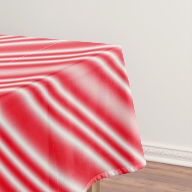Candy-Cane-Streifen Tischdecke (Beispiel)