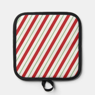 Candy Cane Streifen Weihnachts Topflappen
