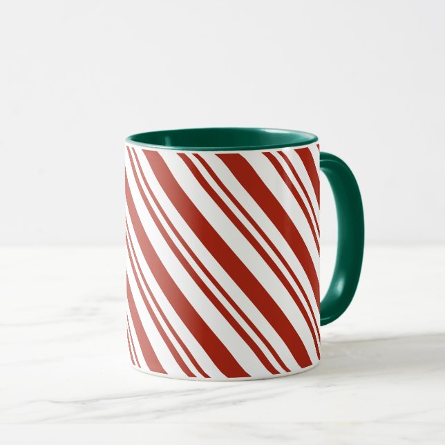 Candy Cane Stripe Tasse (VorderseiteRechts)