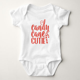 Candy Cane Süsse Christmas Baby Bodysuit Strampler
