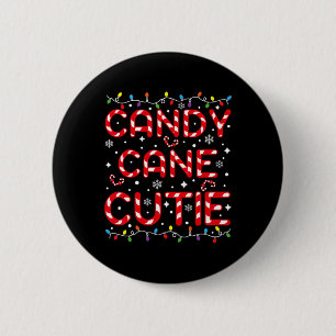 Candy Cane Süsse Funny Christmas Kinder Kleinkind  Button