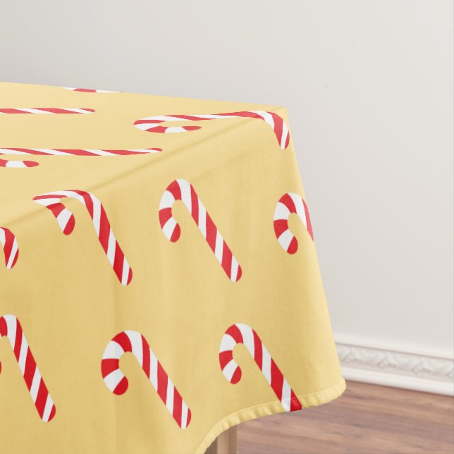 Candy Cane Tischdecke (Beispiel)