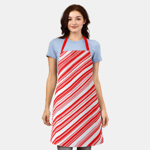 Candy Cane Weihnachten Weihnachten Red All-over Pr Schürze