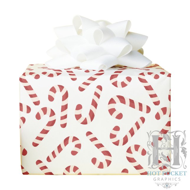 Candy Cane Weihnachtsgeschenk Wrapping Paper Geschenkpapier (Von Creator hochgeladen)