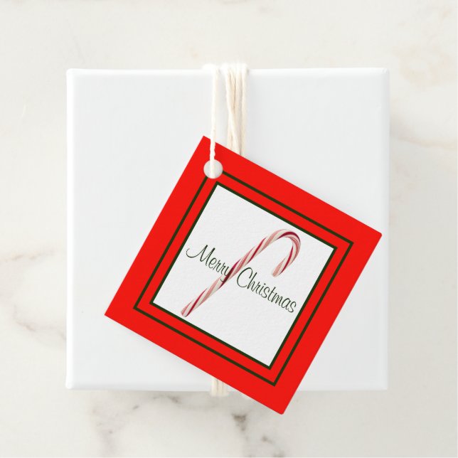 Candy Cane Weihnachtsgeschenke Liebesmarken Geschenkanhänger (Beispiel)
