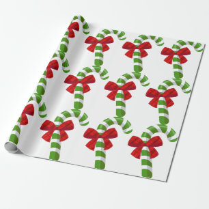 Candy Cane Weihnachtswrapping Paper Geschenkpapier