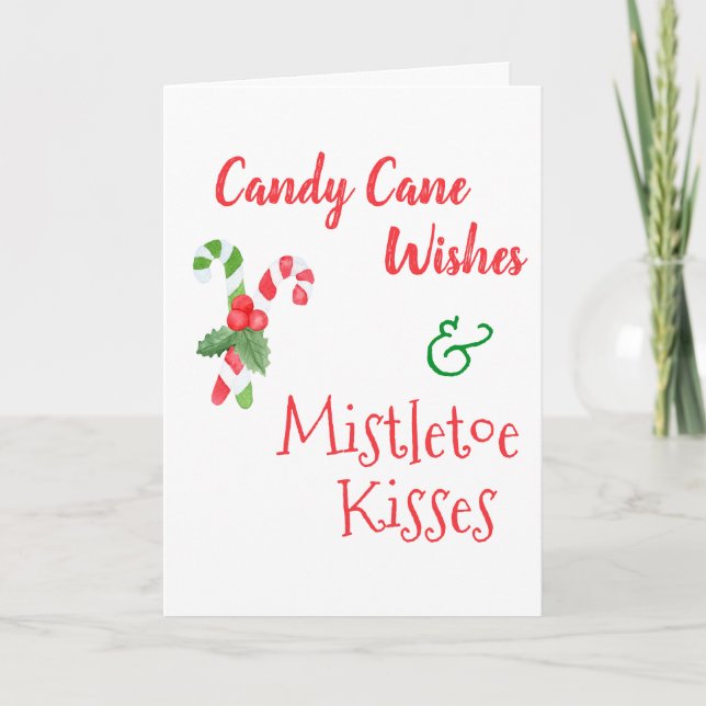 Candy Cane Wish & Mistletoe Kisses Weihnachten (Vorderseite)