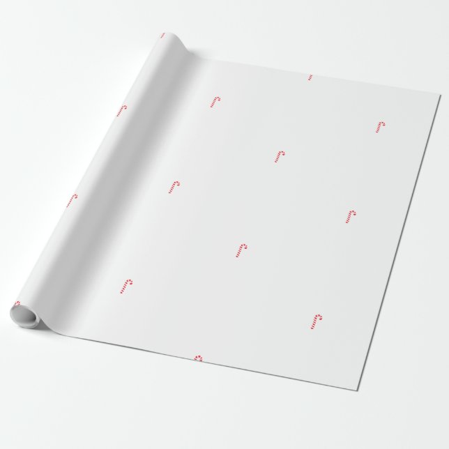 Candy Cane Wrapping-Papier Geschenkpapier (Ungerollt)