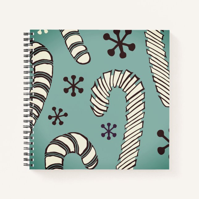 Candy Canes aus dem Mittelalter Notizbuch (Vorderseite)