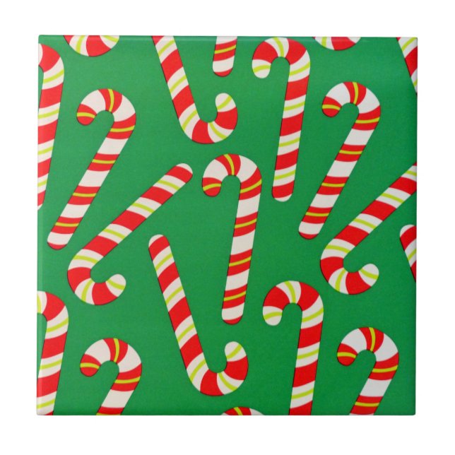 Candy Canes Fliese (Vorderseite)
