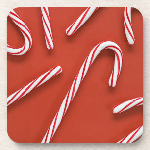 Candy Canes Getränkeuntersetzer