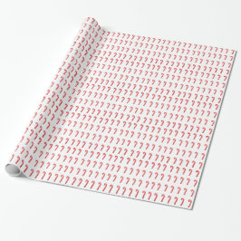 Candy Canes Glossy Wrapping Paper Geschenkpapier