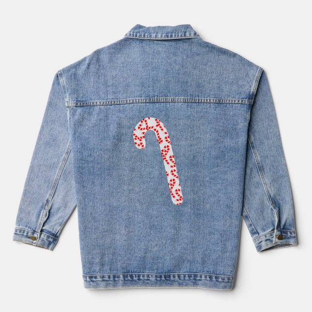 Candy Canes Jeansjacke (Rückseite)