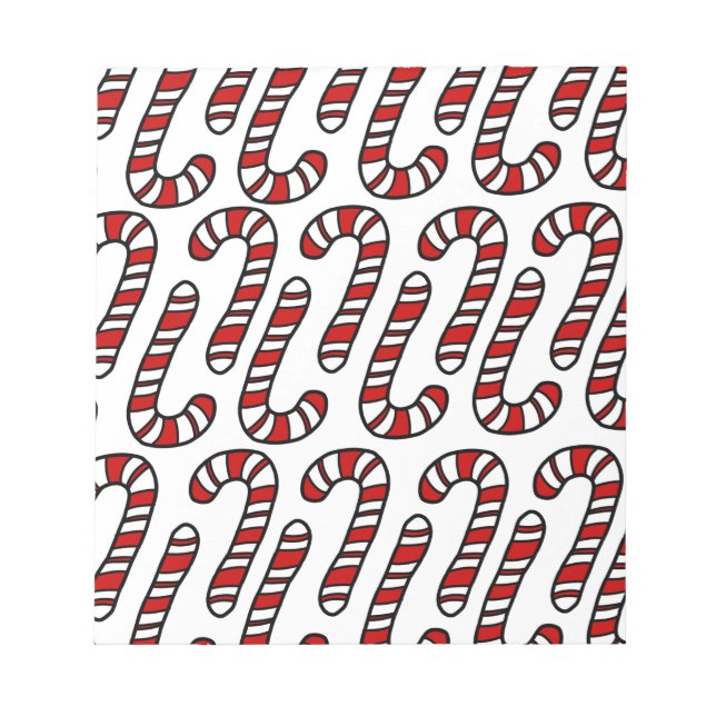 Candy Canes Notizblock (Vorderseite)