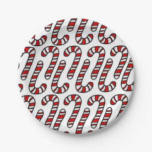 Candy Canes Pappteller