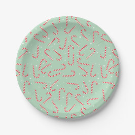 Candy Canes Pappteller