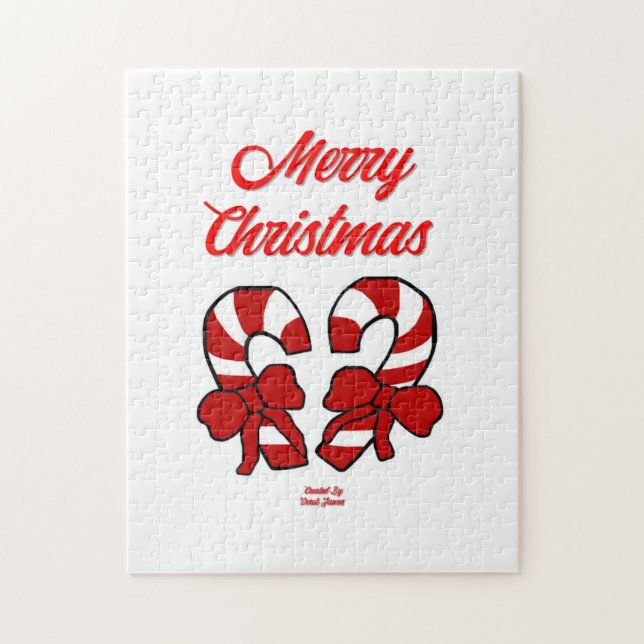 Candy Canes Puzzle 28 cm x 35,5 cm (Vertikal)