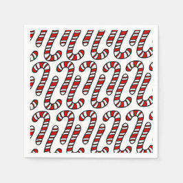 Candy Canes Serviette