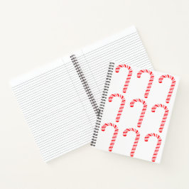 Candy Canes Spiral Notebook Notizbuch