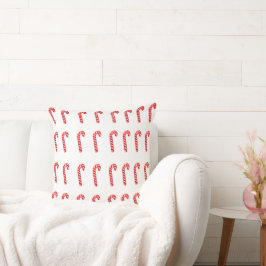 Candy Canes Throw Pillow Kissen