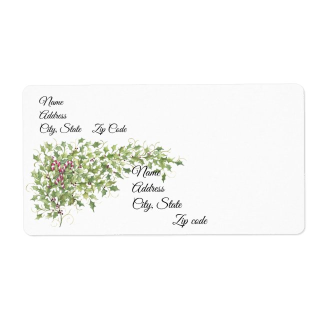 Candy Canes und Holly (Vorne)