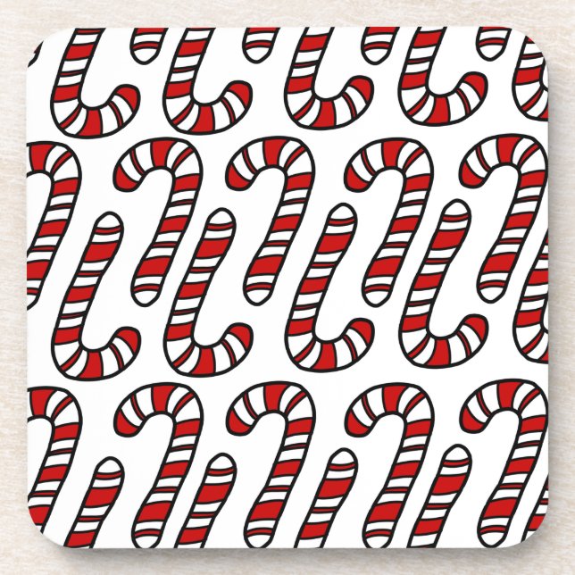 Candy Canes Untersetzer (Vorderseite)