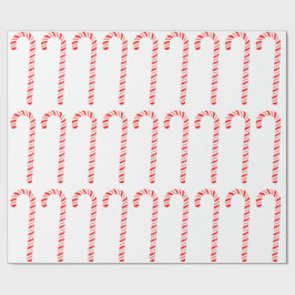 Candy Canes Wrapping Paper Geschenkpapier
