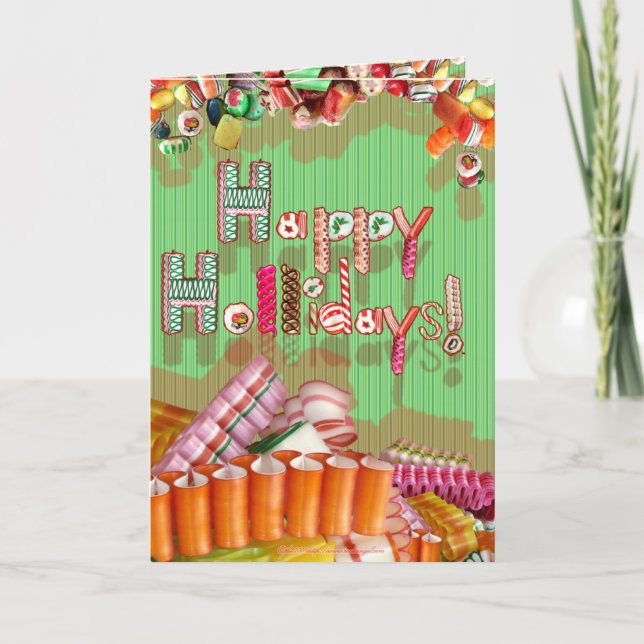 Candy Card Feiertagskarte (Vorderseite)