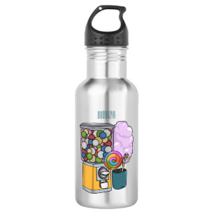 Candy Cartoon Illustration Edelstahlflasche