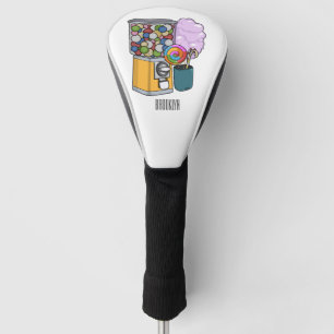 Candy Cartoon Illustration Golf Headcover