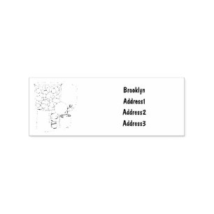 Candy Cartoon Illustration Gummistempel
