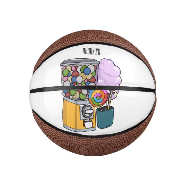 Candy Cartoon Illustration Mini Basketball (Vorderseite)