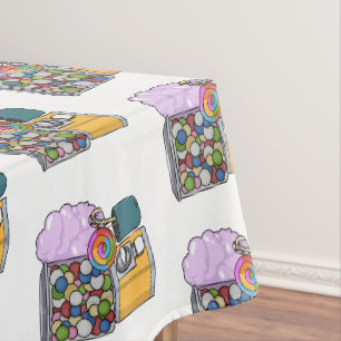 Candy Cartoon Illustration Tischdecke