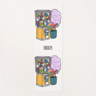 Candy Cartoon Illustration Yogamatte