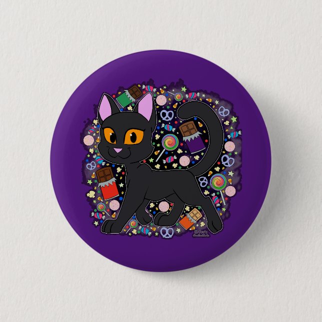 Candy Cat Button (Vorderseite)