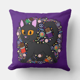 Candy Cat Throw Kissen
