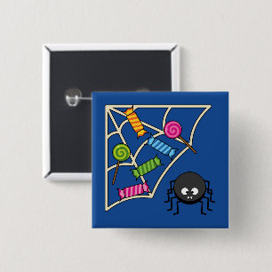 Candy Catcher Spider Button