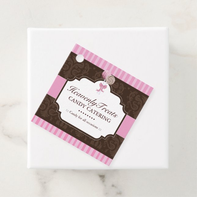 Candy Caterer Verpackungsaufkleber Geschenkanhänger (Beispiel)
