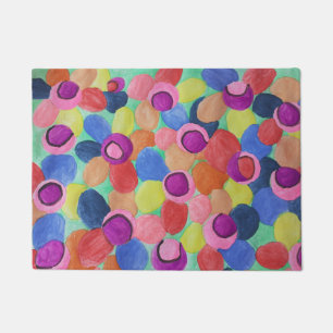 Candy Cfarbred Blume Door Mat Fußmatte